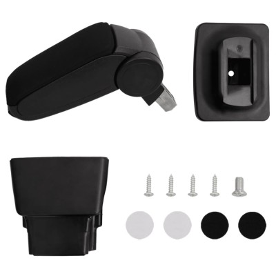 Gossi cotiera auto, negru, 16x32x(35-50,5) cm abs foto