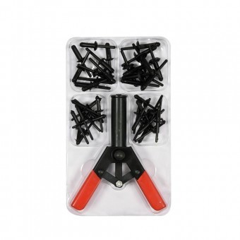 Set cleste si nituri plastic, 41piese