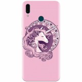 Husa silicon pentru Huawei Y9 2019, Purple Unicorn