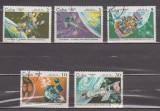 A12 S3 6 - Timbre foarte vechi - Cuba - cosmos - statii spatiale, Spatiu, Stampilat
