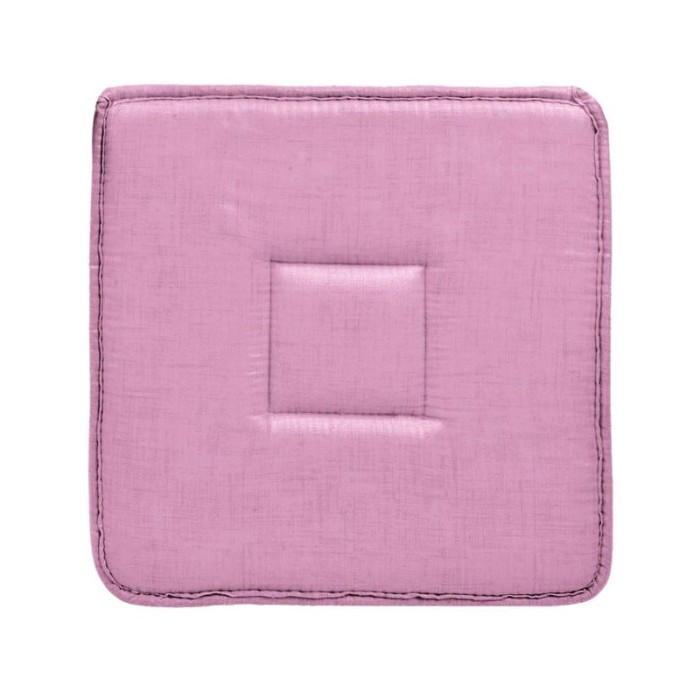Perna pentru scaun, 39x39 cm, Roz, Bumbac/Poliester, ATU-080226