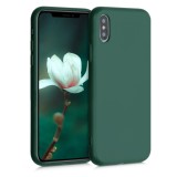 Husa pentru Apple iPhone X / iPhone XS, Silicon, Verde, 52975.169, Carcasa