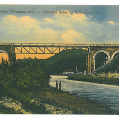 4896 - MARAMURES, Bridge, Romania - old postcard, CENSOR - used - 1915