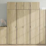 vidaXL Dulap &icirc;nalt, stejar sonoma, 70x42,5x185 cm, lemn prelucrat