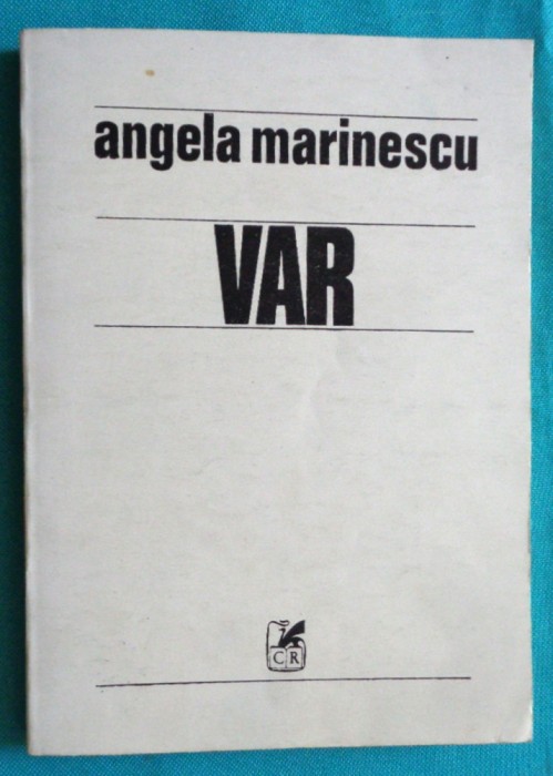 Angela Marinescu &ndash; Var ( prima editie )