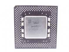 Procesor CPU Intel Pentium 1 MMX 200 MHz FV80503200 vintage foto