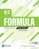 Formula B2 First Exam Trainer with Key Digital Resources and Interactive eBook - Paperback brosat - Jacky Newbrook, Sheila Dignen - Pearson