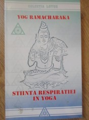 STIINTA RESPIRATIEI IN YOGA-YOG RAMACHARAKA foto