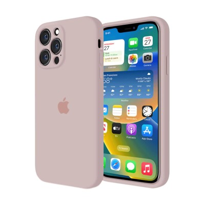 Husa iPhone 12 iPhone 12 Pro Silicon Pink Sand foto