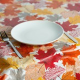 Decoratiune de toamna - fata de masa - flanel - 132 x 178 cm