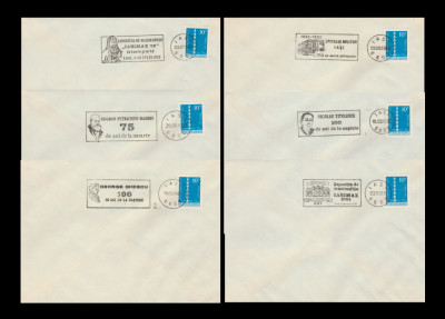 1979-1982 Romania - Lot 11 plicuri filatelice cu stampile speciale diferite foto