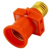 Dulie cu soclu E27, adaptor electric, conectare a 2 dispozitive, cu intrerupator, 60W, 4A, 220-250V