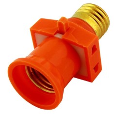 Dulie cu soclu E27, adaptor electric, conectare a 2 dispozitive, cu intrerupator, 60W, 4A, 220-250V