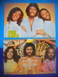 HOPCT LOT NR 1198 FORMATIA BEE GEES -ACTORI /ARTISTI-2 CARTI POSTALE-NECIRCULATE, Necirculata, Printata