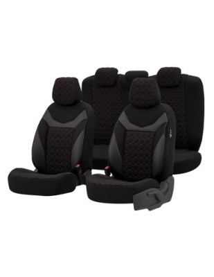 Set Huse Scaun Sapphire Rosu, Umbrella foto