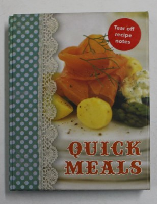 QUICK MEALS , TEAR OFF RECIPE NOTES , ANII &amp;#039;90 foto