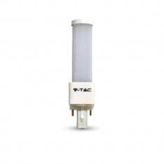 Bec LED 6W G24 PL Alb cald V-Tac SKU-7210 foto