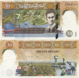 TUNISIA █ bancnota █ 30 Dinars █ 1997 █ P-89 █ UNC █ necirculata