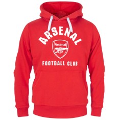 FC Arsenal hanorac de bărbați cu glugă Round red - M