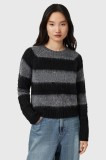 AllSaints pulover din amestec de l&acirc;nă LOU culoarea negru, W053KD