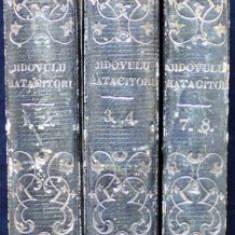 JIDOVULU RATACITORU de EUGENE SUE tradus de IOSIF ARCHIDIAKONULU, 6 VOL - BUCURESTI, 1858