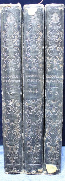 JIDOVULU RATACITORU de EUGENE SUE tradus de IOSIF ARCHIDIAKONULU, 6 VOL - BUCURESTI, 1858