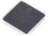 Microcontroler Microchip dsPIC33CK512MP608-I/PT, 512kB Program, 64kB SRAM, TQFP80, 16-bit