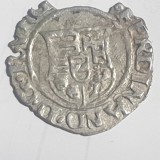 Ungaria 1 Denar Argint 1612 Matthias II - Moneda Veche Denier