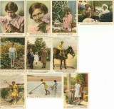 NI835 Nos enfants royaux, quatri&egrave;me s&eacute;rie, 10 sujets diff&eacute;rents, Editi&eacute; et offert par C&ocirc;te d&rsquo;Or, Le bon chocolat belge, set complet