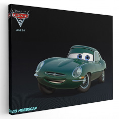 Tablou afis Cars2 David Hobbscap desene animate 2175 Tablou canvas pe panza CU RAMA 30x40 cm