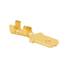 Papuc 6.3mm tata Gold