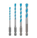 BOSCH Set 4 burghie EXPERT MultiConstruction, diametre 4/5/6/8 mm, prindere HEX-9