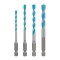 BOSCH Set 4 burghie EXPERT MultiConstruction, diametre 4/5/6/8 mm, prindere HEX-9