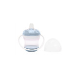 Cana anti-curgere cu capac si manere Baby blue, Thermobaby