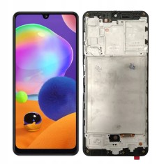 Display Samsung Galaxy A31 A315 Compatibil OLED cu Rama Negru