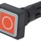 Comutator Apăsare 16mm Roșu