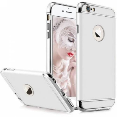 Husa pentru Apple iPhone 6 iPhone 6S Argintiu MyStyle Elegance Luxury 3in1 foto