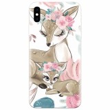 Husa silicon pentru Apple Iphone XS, Deers