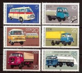 DDR 1982 - Autovehicule, camioane, dube, serie neuzata