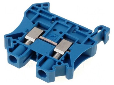 Conector de &amp;Icirc;mbinare Șine 0,2-6mm2 Albastru 57A foto