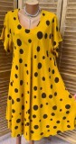 Cumpara ieftin Rochie Maxi din Vascoza cod 0066 mustarMarimea