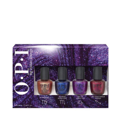 Set 4 nuante lac de unghii, Opi, NL, Big Zodiac Energy Colection, 4 x 3,75ml foto