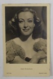 JOAN CRAWFORD , ACTRITA AMERICANA , CASTIGATOARE A PREMIULUI &#039; OSCAR &#039; , CARTE POSTALA INTERBELICA