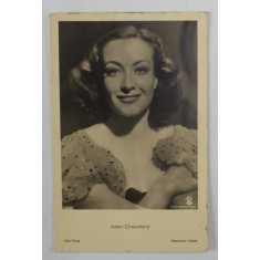 JOAN CRAWFORD , ACTRITA AMERICANA , CASTIGATOARE A PREMIULUI &#039; OSCAR &#039; , CARTE POSTALA INTERBELICA