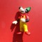 JUCARIE VECHE COMUNISTA ROMANIA FIGURINA CAUCIUC GOOFY