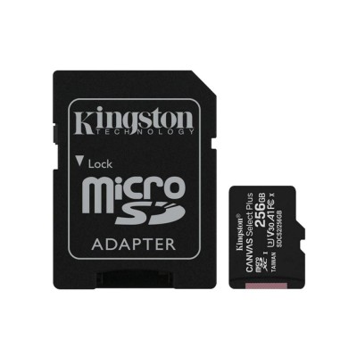 Kingston - Memory Card Canvas Select Plus (SDCS2/256GB) - Android A1 MicroSDXC, Adapter, 256GB, Class 10 / UHS-1 U3 - Black foto