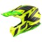 Casca cross/atv Kappa Evo Great KV49 negru mat/galben marime L