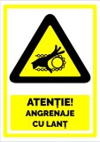 Indicator atentie angrenaje cu lant