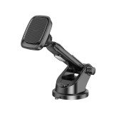 Suport Auto Hoco Magnetic Montaj Pe Bord Sau Parbriz, Super Puternic, Negru CA116