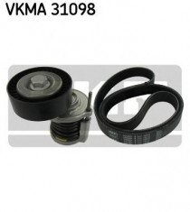 Set curea transmisie cu caneluri VW PASSAT CC (357) (2008 - 2012) SKF VKMA 31098 foto